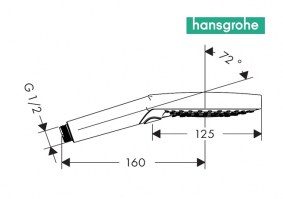 TELEDUCHA RAINDANCE SELECT S 120 3jet HANSGROHE